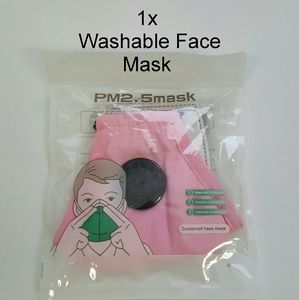 New 1x Reusable Face Mask + 2Filters